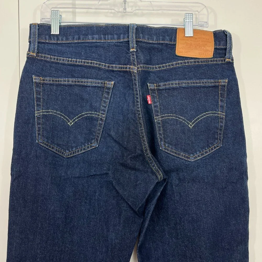 Levi's Size 33 Blue Straight Leg 501 Jeans
